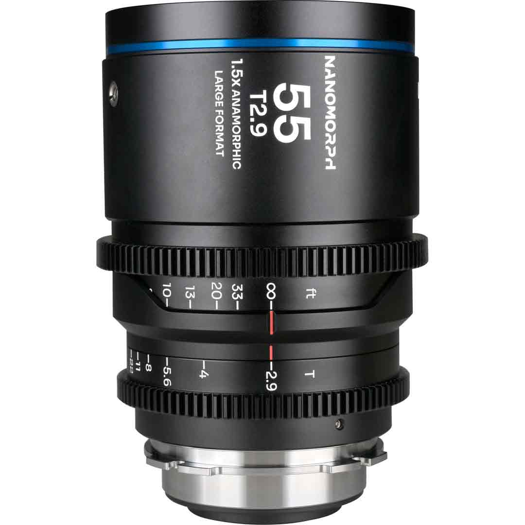 Laowa Nanomorph LF 55mm T2.9 1.5X (Bleu) - Objectif Anamorphique Laowa Nanomorph LF 55mm T2.9 1.5X (Bleu) - Objectif Anamorphique