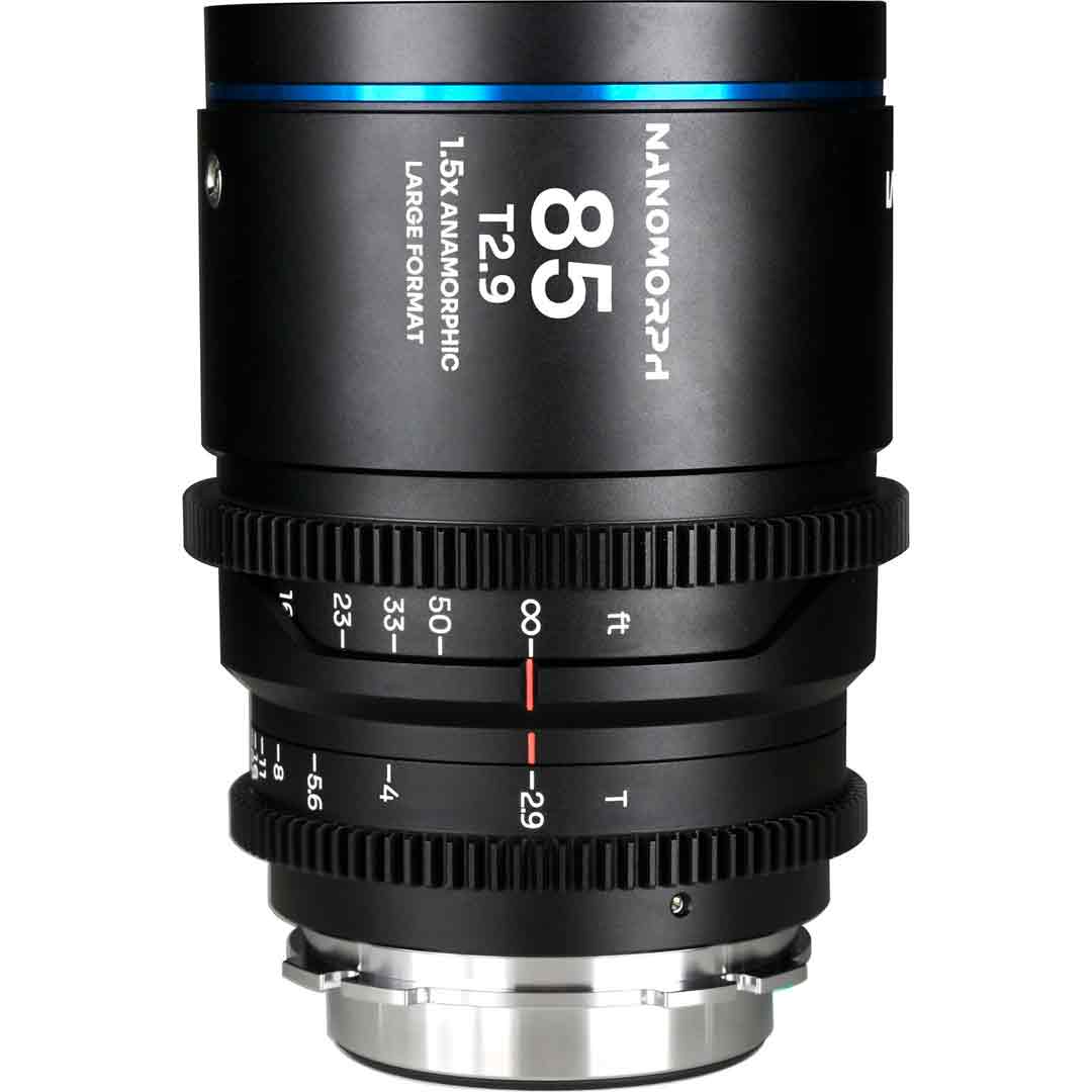 Laowa Nanomorph LF 85mm T2.9 1.5X (Bleu) - Objectif Anamorphique Laowa Nanomorph LF 85mm T2.9 1.5X (Bleu) - Objectif Anamorphique