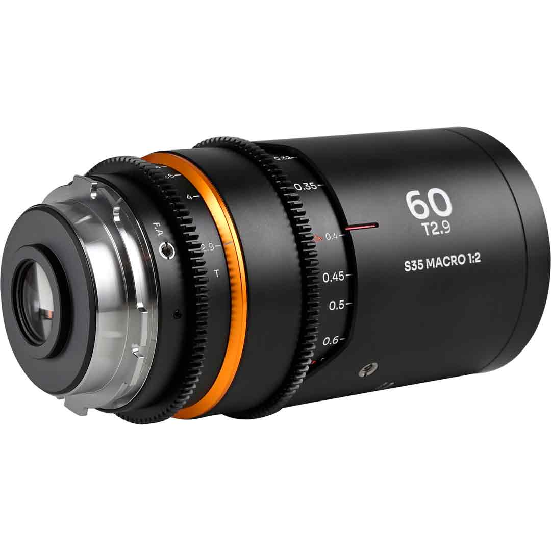 Laowa Nanomorph S35 60mm T2.9 Macro 1.5X (Ambre, PL/EF) - Objectif Laowa Nanomorph S35 60mm T2.9 Macro 1.5X (Ambre, PL/EF) - Objectif