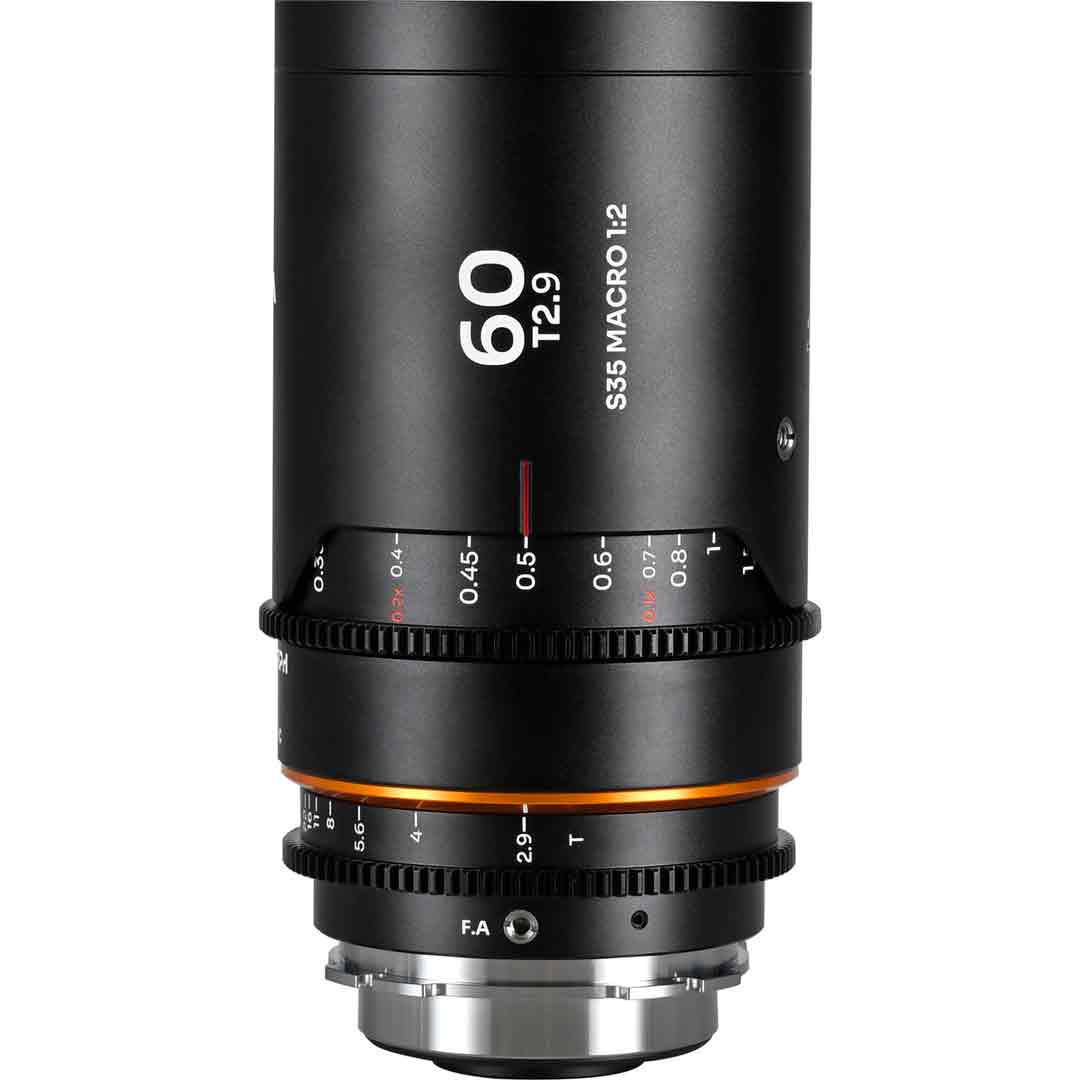 Laowa Nanomorph S35 60mm T2.9 Macro 1.5X (Ambre, PL/EF) - Objectif Laowa Nanomorph S35 60mm T2.9 Macro 1.5X (Ambre, PL/EF) - Objectif