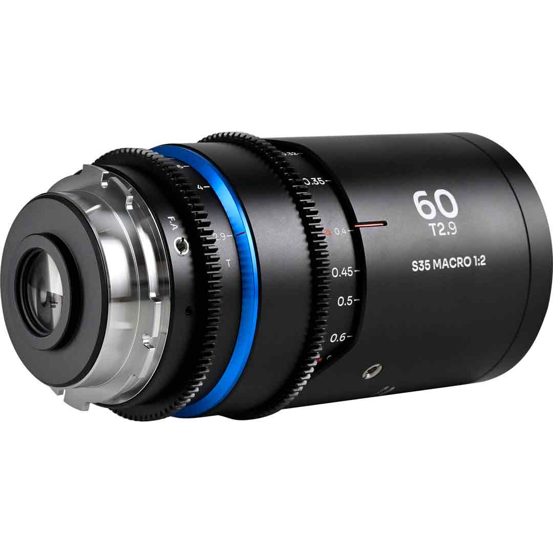 Laowa Nanomorph S35 60mm T2.9 Macro 1.5X (Bleu, PL/EF) - Objectif Laowa Nanomorph S35 60mm T2.9 Macro 1.5X (Bleu, PL/EF) - Objectif