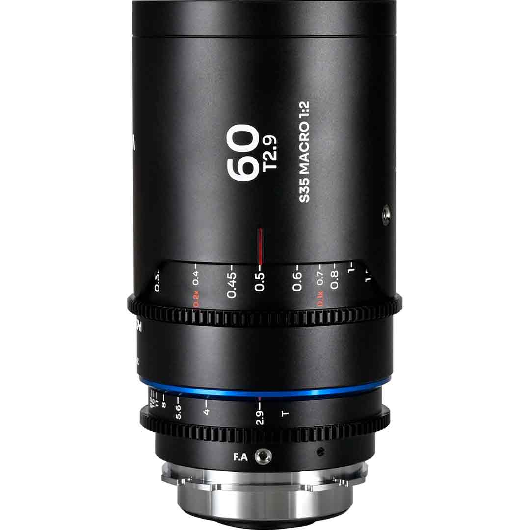 Laowa Nanomorph S35 60mm T2.9 Macro 1.5X (Bleu, PL/EF) - Objectif Laowa Nanomorph S35 60mm T2.9 Macro 1.5X (Bleu, PL/EF) - Objectif
