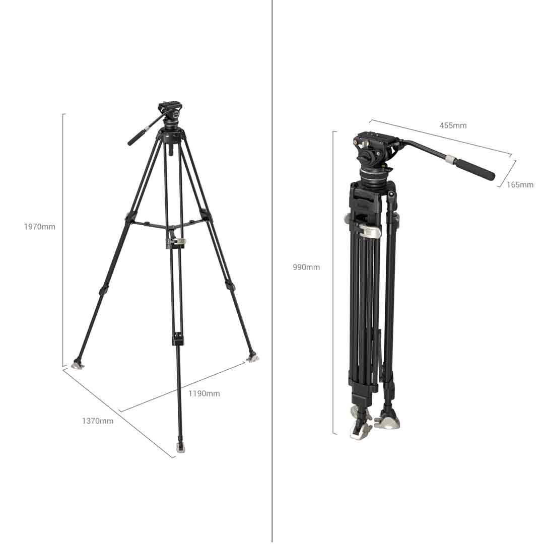Smallrig 3989 - Kit Trépied FreeBlazer AD-100 en Fibre de Carbone (197cm) Smallrig 3989 - Kit Trépied FreeBlazer AD-100 en Fibre de Carbone (197cm)