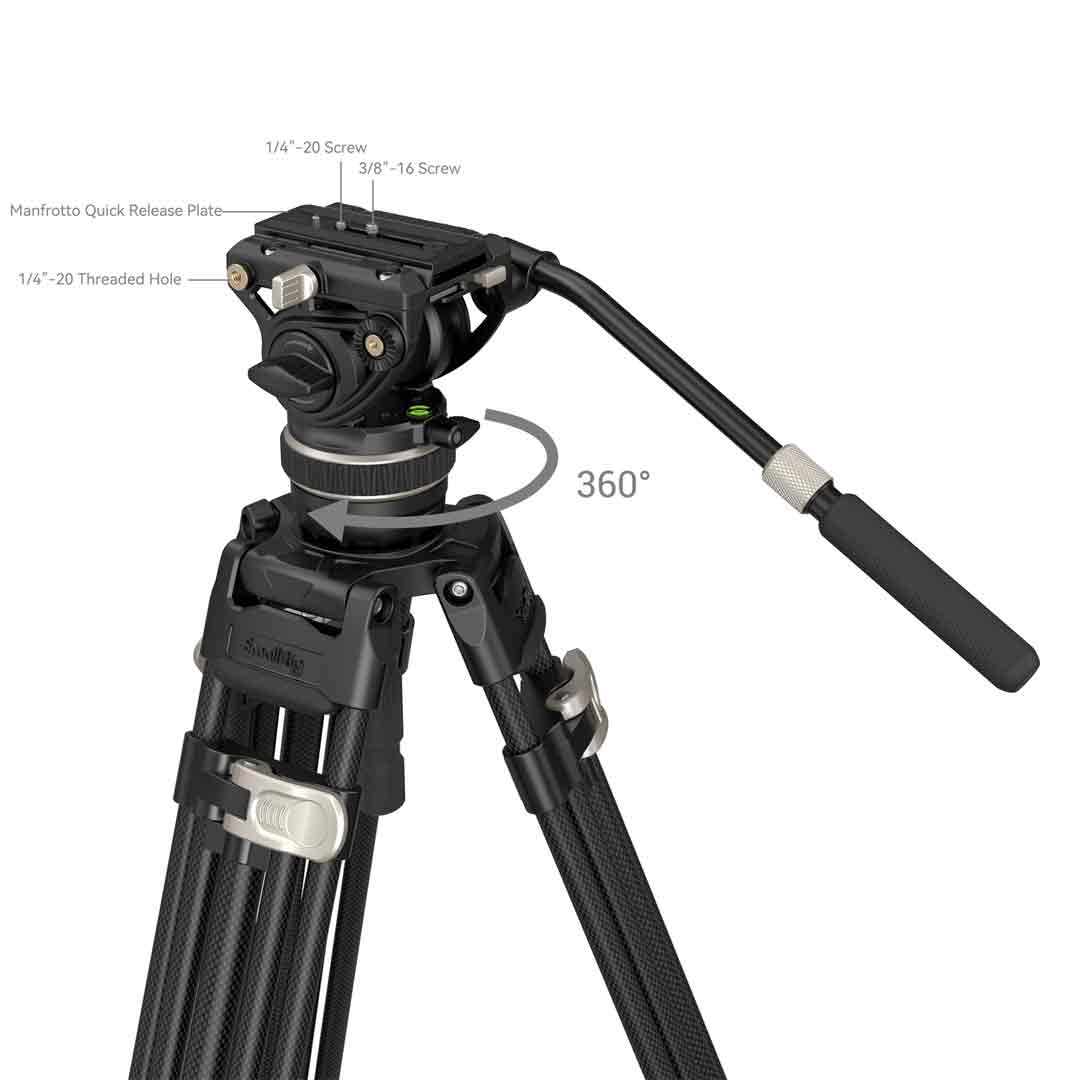 Smallrig 3989 - Kit Trépied FreeBlazer AD-100 en Fibre de Carbone (197cm) Smallrig 3989 - Kit Trépied FreeBlazer AD-100 en Fibre de Carbone (197cm)