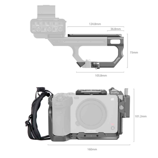 Smallrig 4771 - Cage HawkLock pour Sony FX3_FX30