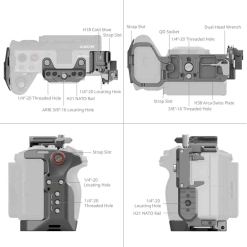 Smallrig 4771 - Cage HawkLock pour Sony FX3_FX30