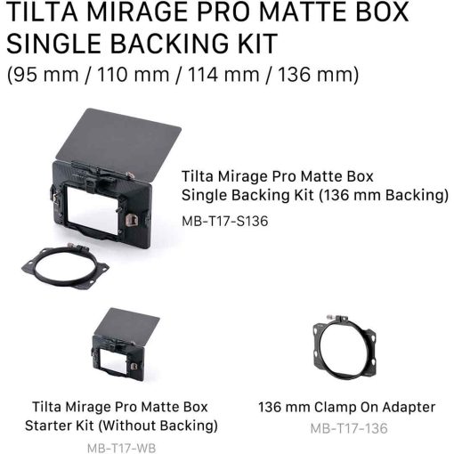 Tilta Mirage Pro Starter Kit 136mm - Matte Box