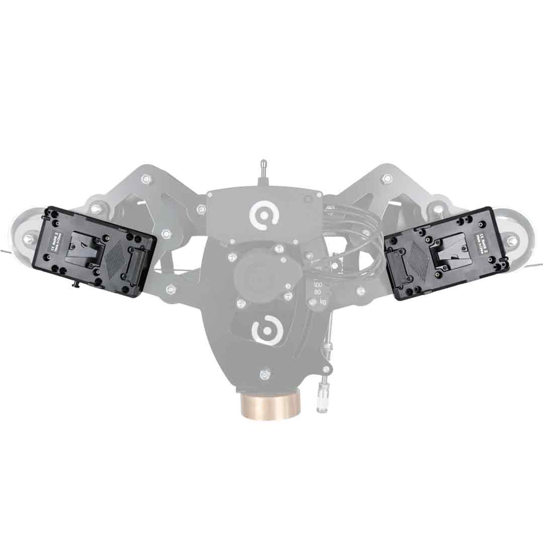 Noxon Plaque V-Mount pour High Speed CableCam (Kit de 2) Noxon Plaque V-Mount pour High Speed CableCam (Kit de 2)