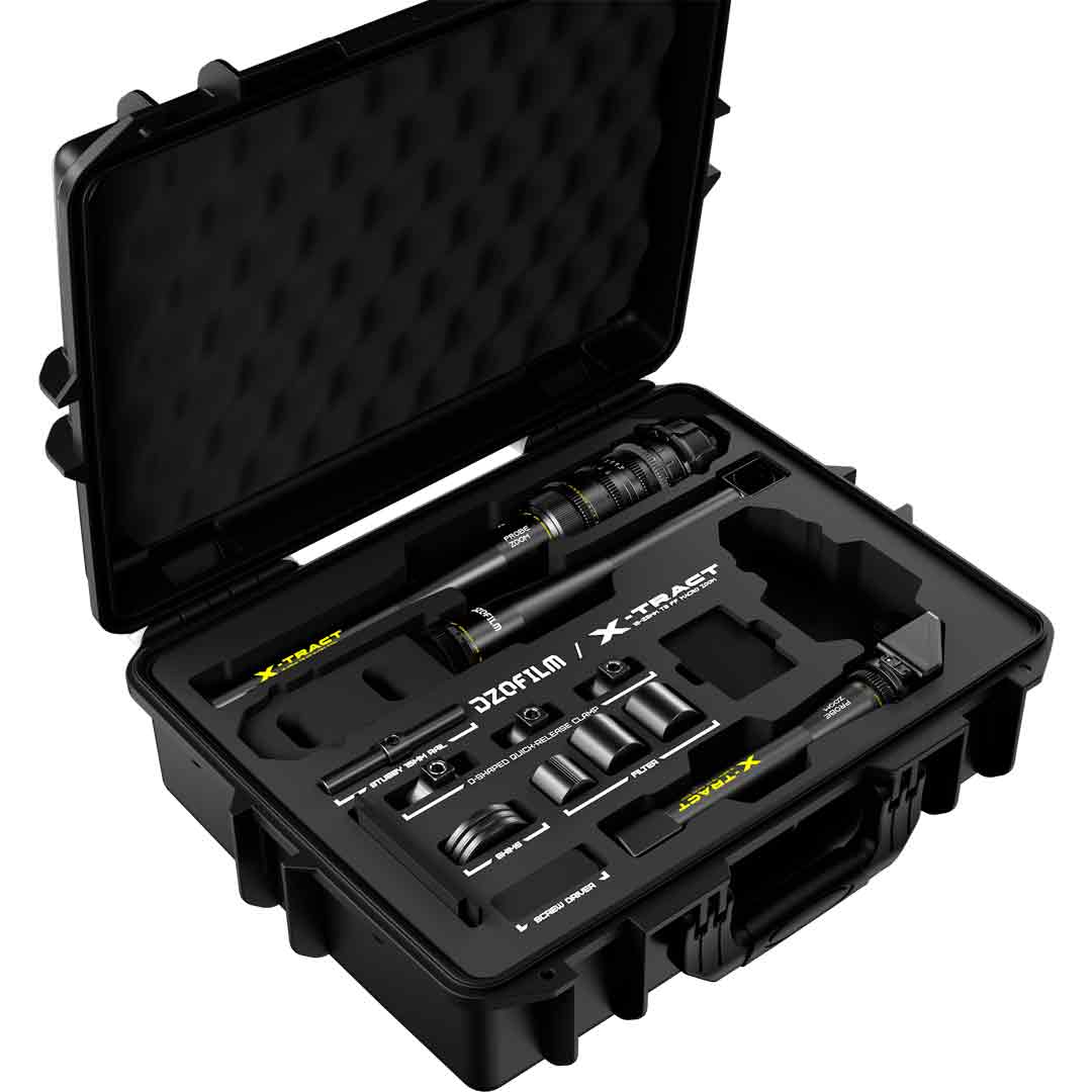 DZOFILM X-tract Probe Zoom 18-28mm T8 0/90/360° T8 (PL, Métrique) – Kit Fût Optique DZOFILM X-tract Probe Zoom 18-28mm T8 0/90/360° T8 (PL, Métrique) – Kit Fût Optique