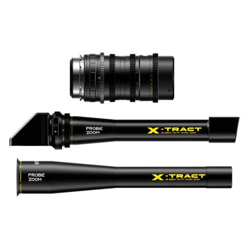DZOFILM X-tract Probe Zoom 18-28mm T8 0/360° (PL, Métrique) – Kit Fût Optique