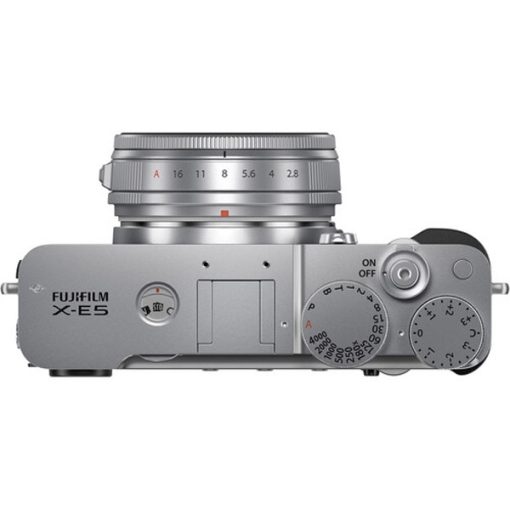 Fujifilm X-E5 (Silver) + XF 23mm f/2.8 R WR - Kit Appareil Photo