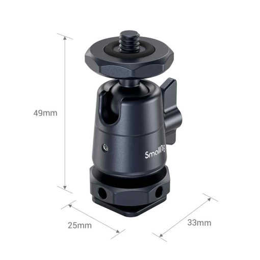 Smallrig 2948B - Mini Rotule avec Cold Shoe Amovible (2pcs)