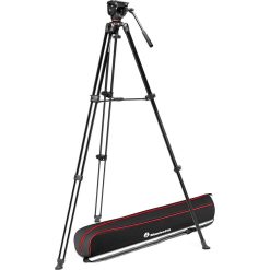 Video Alu Tripod With 500X Fluid Head