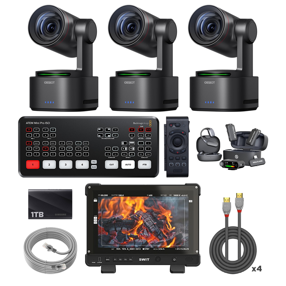 OBSBOT Tail 2 – Pack Podcast (Exclu TRM) OBSBOT Tail 2 – Pack Podcast (Exclu TRM)