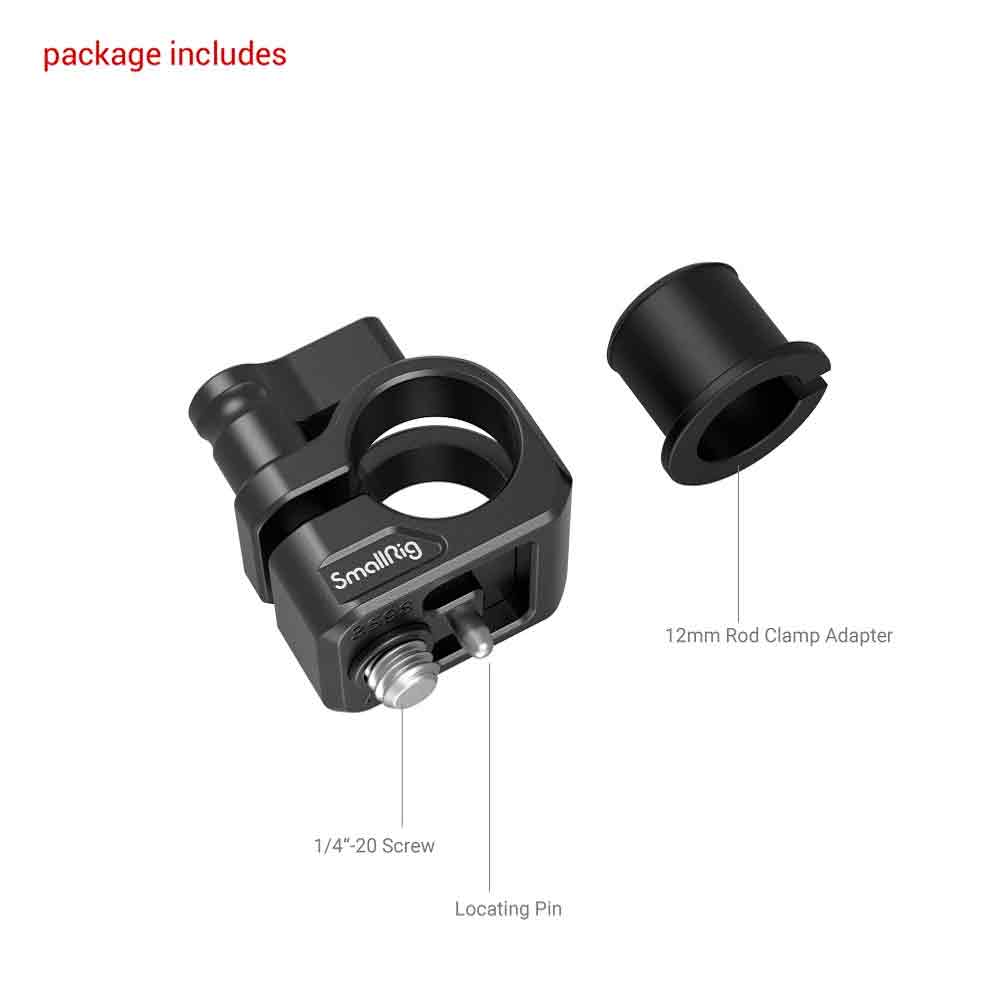 Smallrig 3598 - Rod Clamp 15mm avec Vis 1/4 Smallrig 3598 - Rod Clamp 15mm avec Vis 1/4