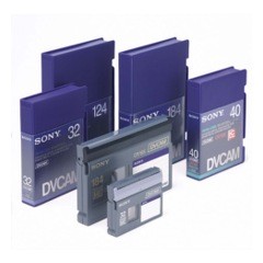 Cassettes DVCAM et HDV