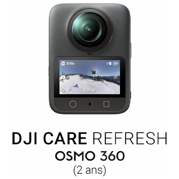 DJI Osmo 360 Care Refresh (2 ans) - Assurance DJI Osmo 360 Care Refresh (2 ans) - Assurance