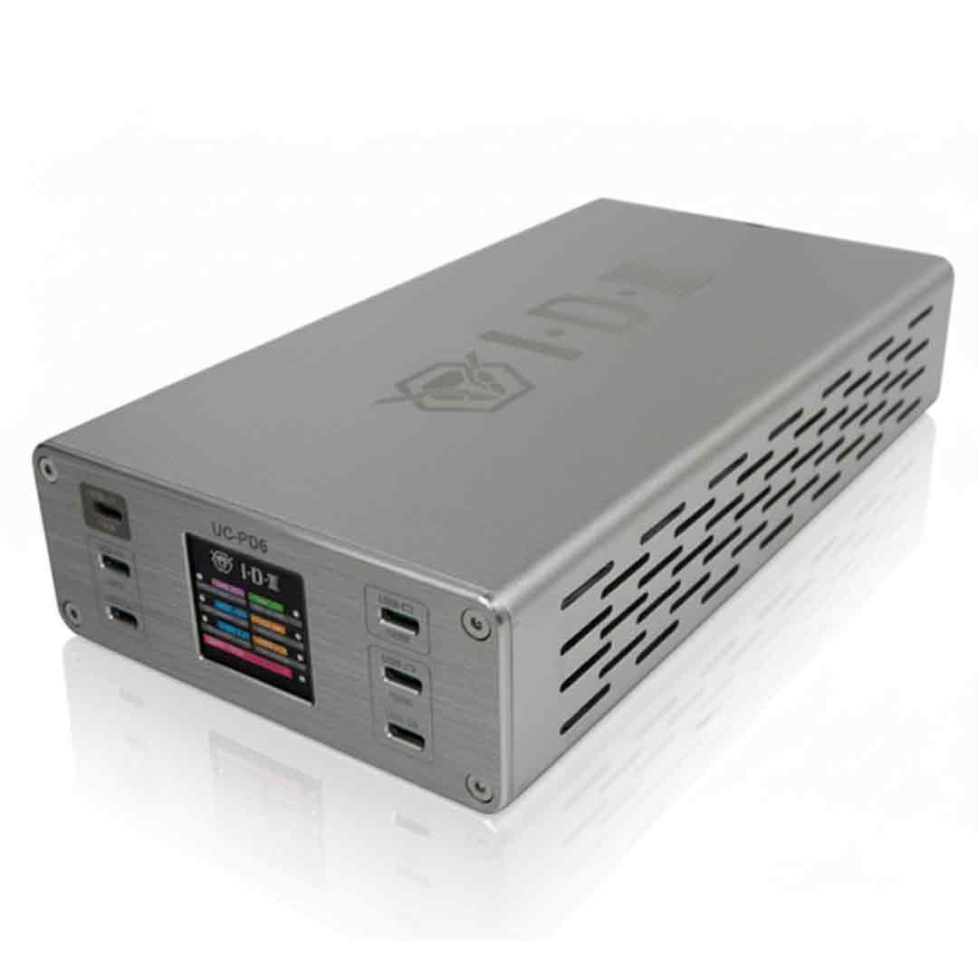 IDX UC-PD6 (440W, 6 Voies, PowerDelivery) – Chargeur USB-C PD IDX UC-PD6 (440W, 6 Voies, PowerDelivery) – Chargeur USB-C PD