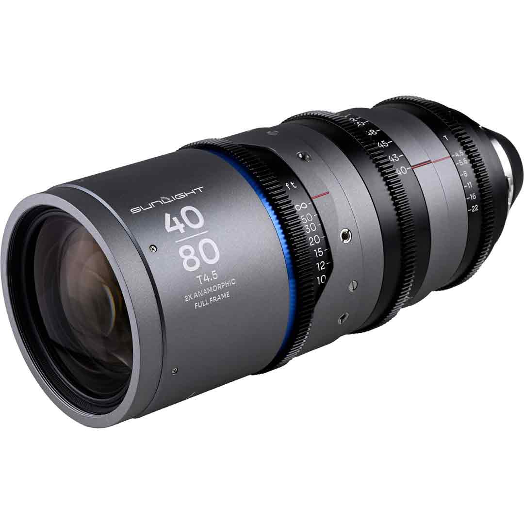 Laowa Sunlight Zoom 2x Anamorphic 40-80mm T4.5 (Bleu, PL) - Objectif Cinéma Laowa Sunlight Zoom 2x Anamorphic 40-80mm T4.5 (Bleu, PL) - Objectif Cinéma