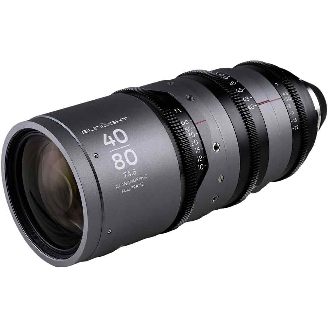 Laowa Sunlight Zoom 2x Anamorphic 40-80mm T4.5 (Clear, PL) - Objectif Cinéma Laowa Sunlight Zoom 2x Anamorphic 40-80mm T4.5 (Clear, PL) - Objectif Cinéma