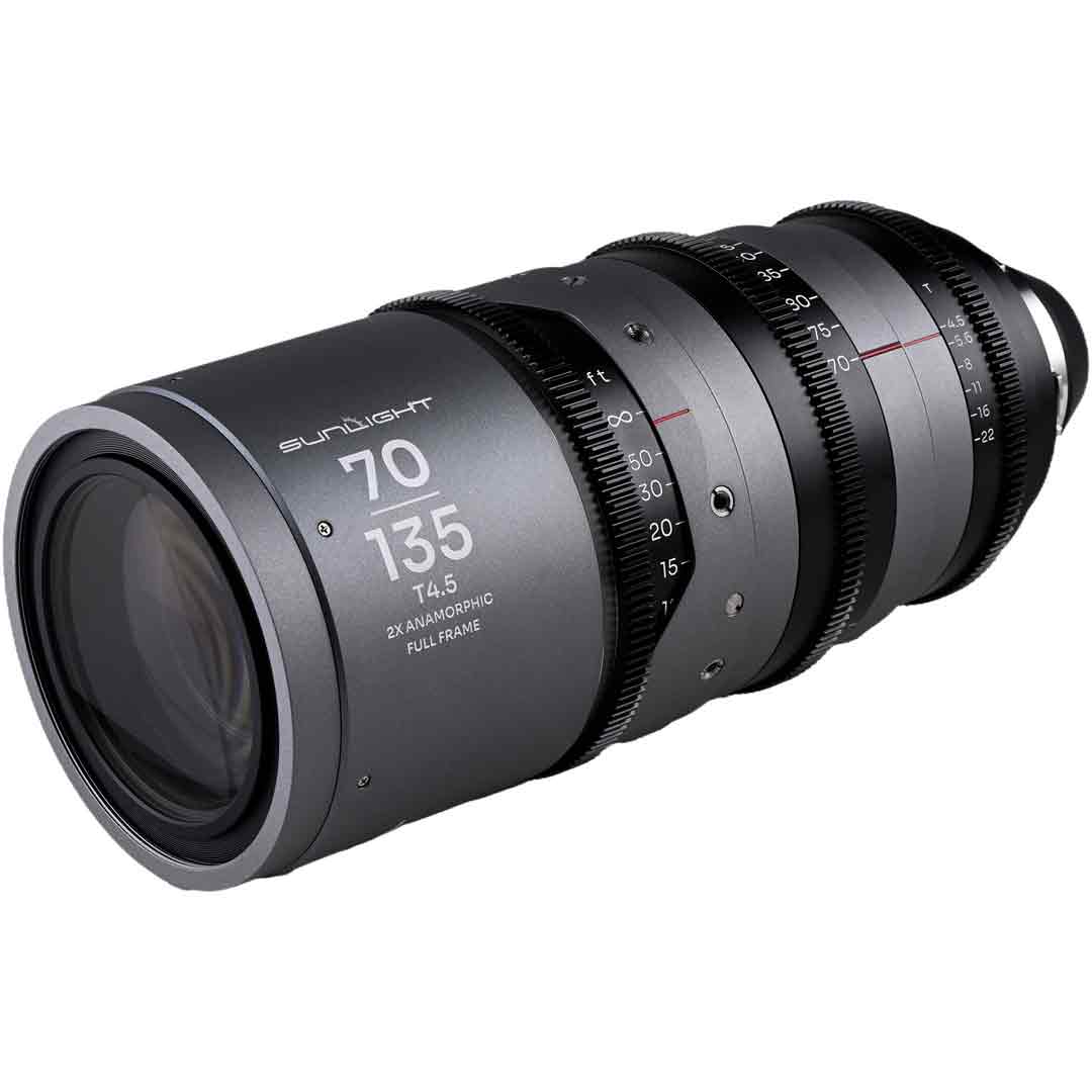 Laowa Sunlight Zoom 2x Anamorphic 70-135mm T4.5 (Clear, PL) - Objectif Cinéma Laowa Sunlight Zoom 2x Anamorphic 70-135mm T4.5 (Clear, PL) - Objectif Cinéma