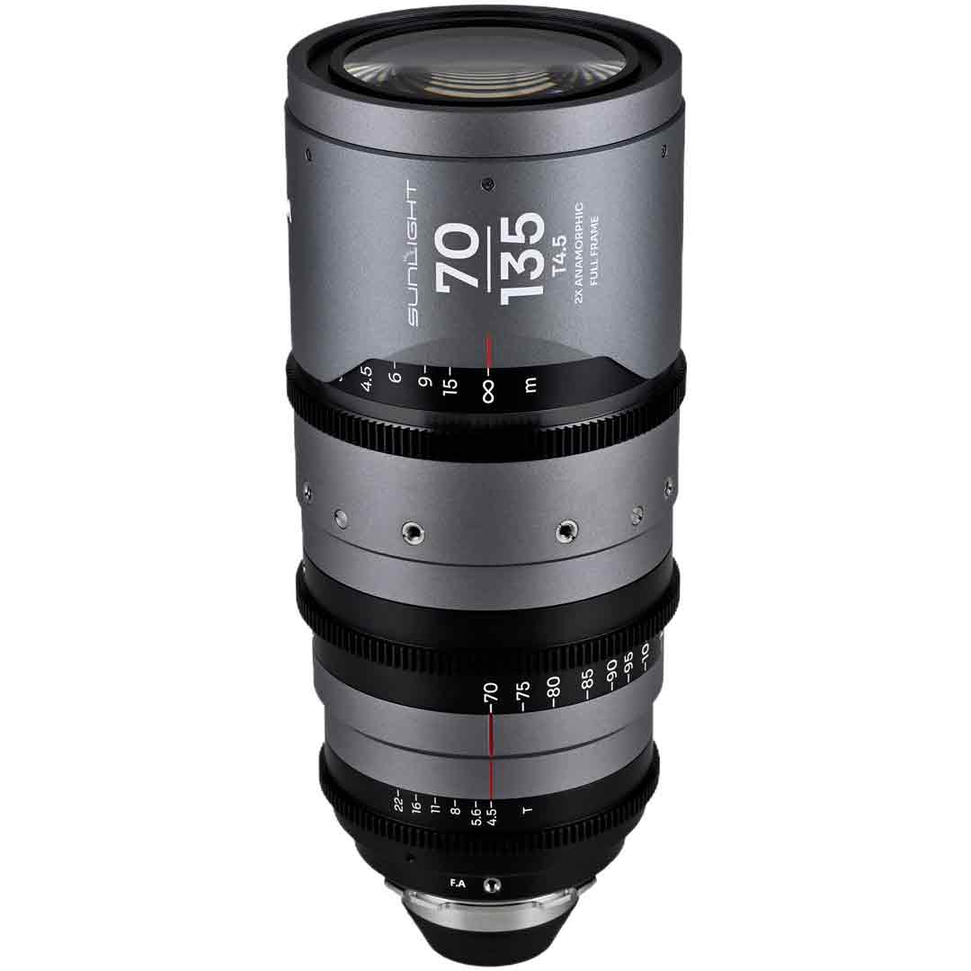 Laowa Sunlight Zoom 2x Anamorphic 70-135mm T4.5 (Clear, PL) - Objectif Cinéma Laowa Sunlight Zoom 2x Anamorphic 70-135mm T4.5 (Clear, PL) - Objectif Cinéma