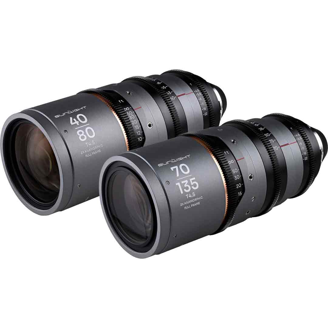 Laowa Sunlight Zoom 2x Anamorphic 40-80 / 70-135mm (Argent, PL) - Kit Objectifs Cinéma Laowa Sunlight Zoom 2x Anamorphic 40-80 / 70-135mm (Argent, PL) - Kit Objectifs Cinéma