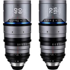 Laowa Sunlight Zoom 2x Anamorphic 40-80 / 70-135mm (Bleu, PL) - Kit Objectifs Cinéma Laowa Sunlight Zoom 2x Anamorphic 40-80 / 70-135mm (Bleu, PL) - Kit Objectifs Cinéma