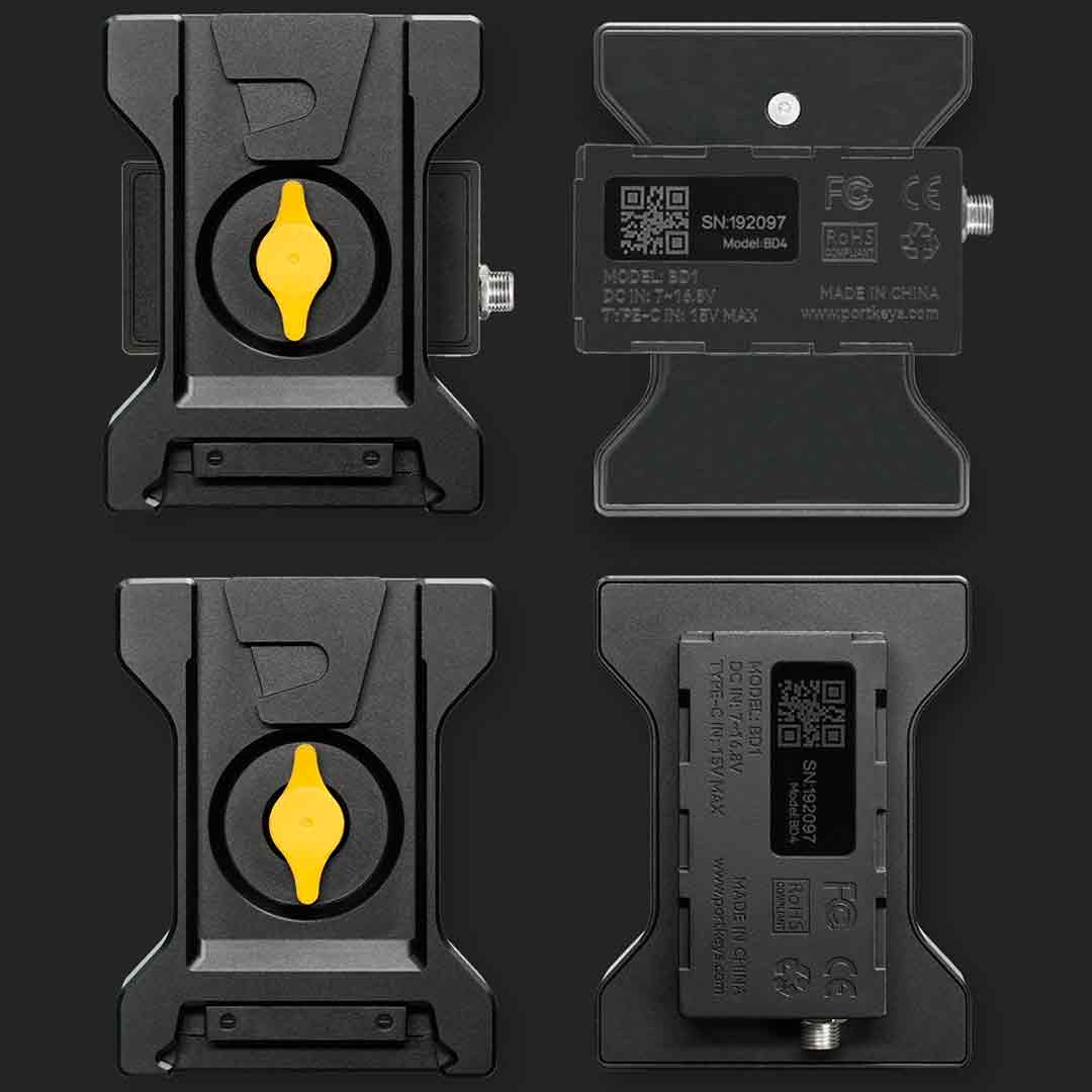 Portkeys BD4 - Adaptateur NP-F vers V-Mount (Mâle) Portkeys BD4 - Adaptateur NP-F vers V-Mount (Mâle)