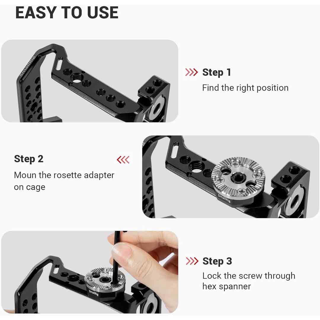 SmallRig 2804 - Support Standard ARRI Rosette SmallRig 2804 - Support Standard ARRI Rosette
