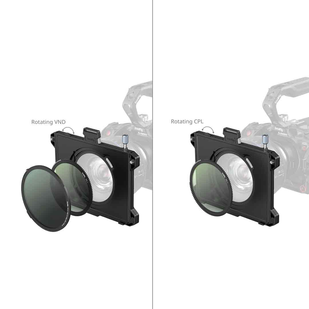 Smallrig Lightweight Matte Box Kit With CPL & VND Filters (5011) - Mattebox et VND Smallrig Lightweight Matte Box Kit With CPL & VND Filters (5011) - Mattebox et VND