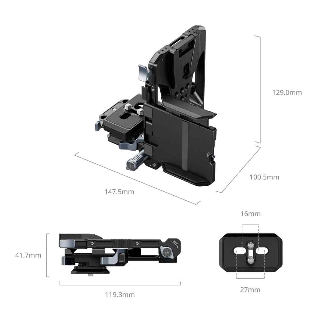 Smallrig V-Mount Battery Plate Kit V2 (5315) - Plaque V-Lock Smallrig V-Mount Battery Plate Kit V2 (5315) - Plaque V-Lock