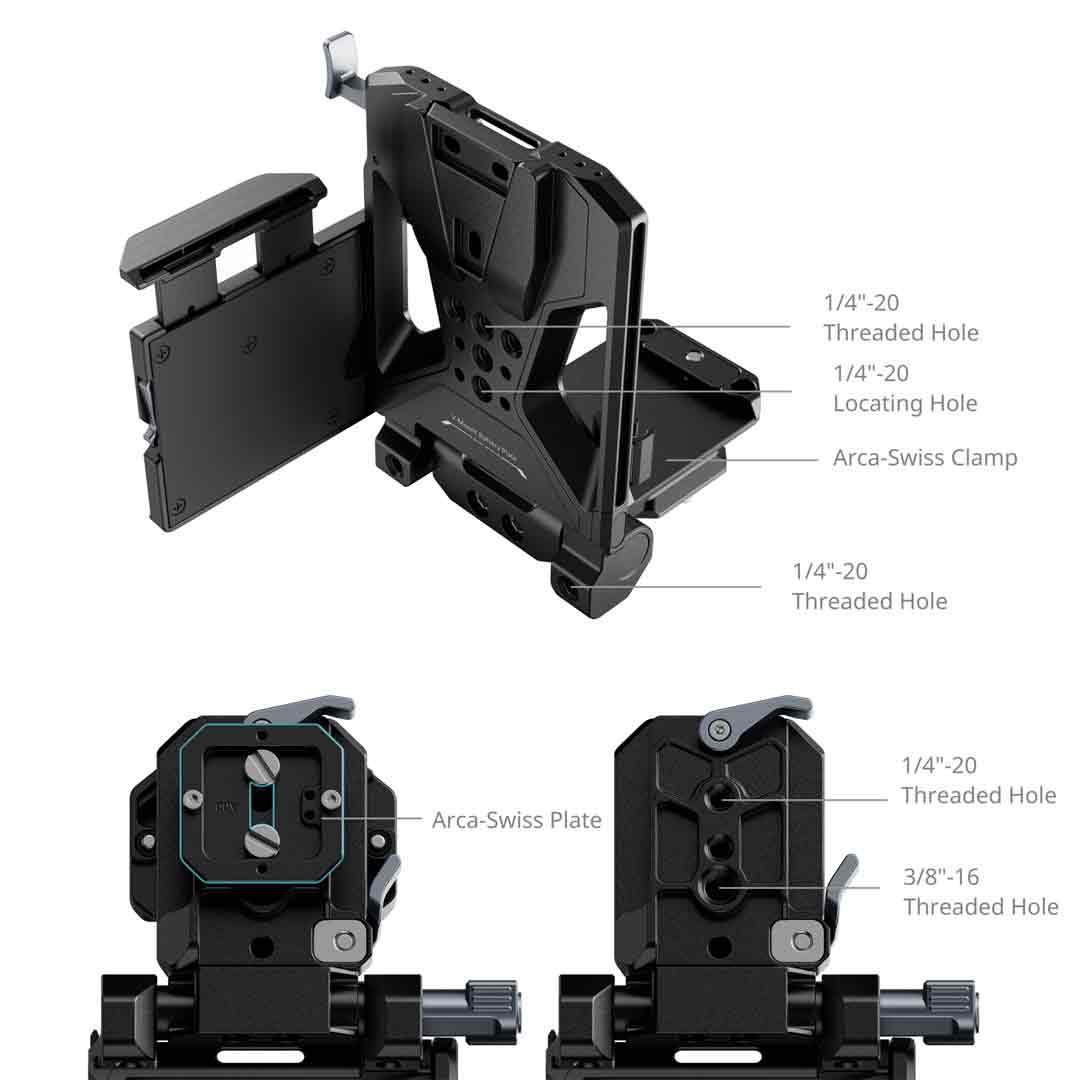 Smallrig V-Mount Battery Plate Kit V2 (5315) - Plaque V-Lock Smallrig V-Mount Battery Plate Kit V2 (5315) - Plaque V-Lock