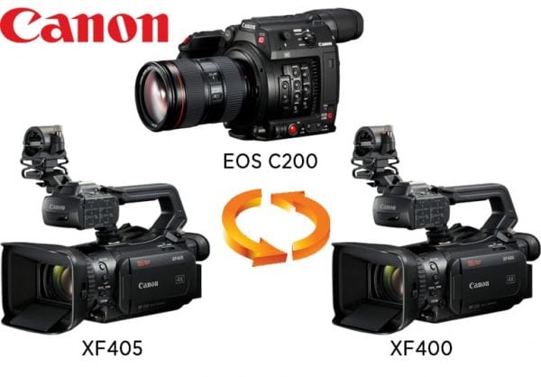 Nouveau firmware disponible pour CANON EOS C200, XF400 et XF405