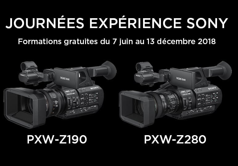 Découvrez les caméscopes PXW-Z280 et PXW-Z190