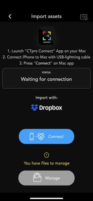 CTpro Mobile Video Suite - Application Iphone CTpro Mobile Video Suite - Application Iphone
