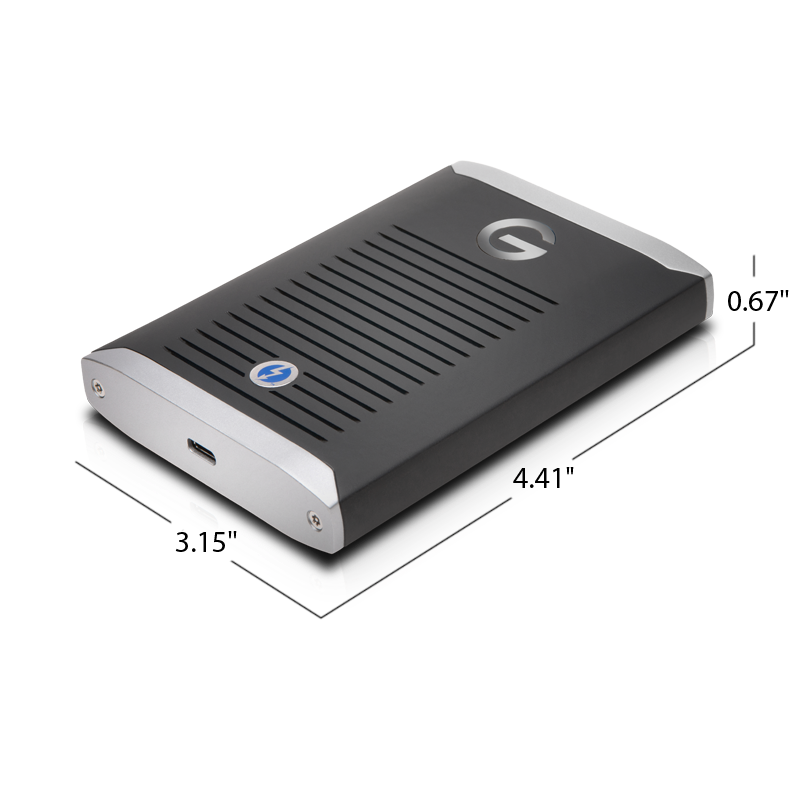 G-Technology 500 Go G-Drive Moblie PRO Thunderbolt 3 - Disque Dur Externe