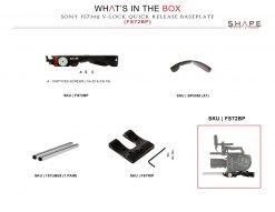 Contenu de la boite SHAPE FS72BP