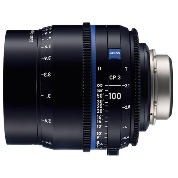 Zeiss CP.3 100mm T2.1 (Canon EF, métrique) - Objectif Prime Cinéma Zeiss CP.3 100mm T2.1 (Canon EF, métrique) - Objectif Prime Cinéma
