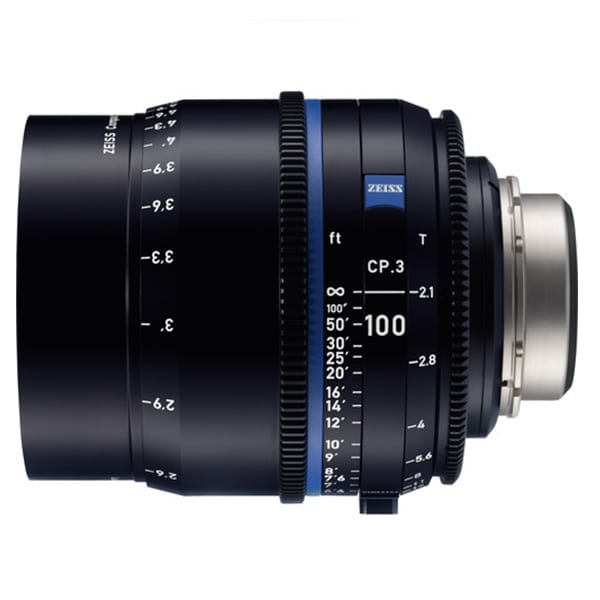 Zeiss CP.3 100mm T2.1 (Canon EF, imperial) - Objectif Prime Cinéma Zeiss CP.3 100mm T2.1 (Canon EF, imperial) - Objectif Prime Cinéma