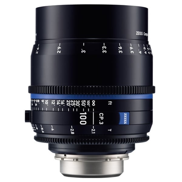 Zeiss CP.3 100mm T2.1 (Canon EF, métrique) - Objectif Prime Cinéma Zeiss CP.3 100mm T2.1 (Canon EF, métrique) - Objectif Prime Cinéma