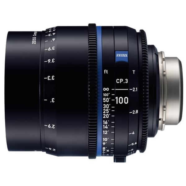 Zeiss CP.3 100mm T2.1 (Nikon F, imperial) - Objectif Prime Cinéma Zeiss CP.3 100mm T2.1 (Nikon F, imperial) - Objectif Prime Cinéma