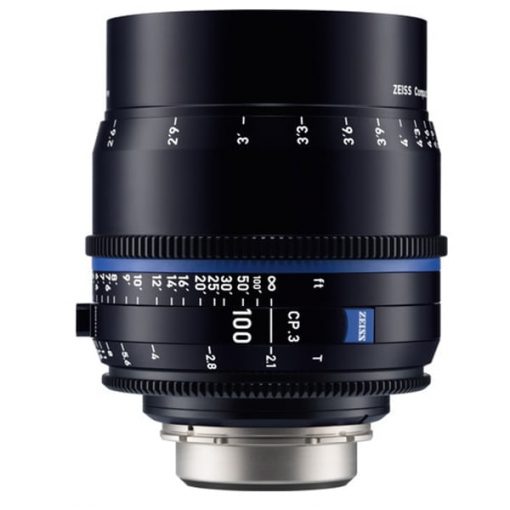 ZeissCP.3 100mm T2.1 (Micro 4/3, imperial) - Objectif Prime Cinéma