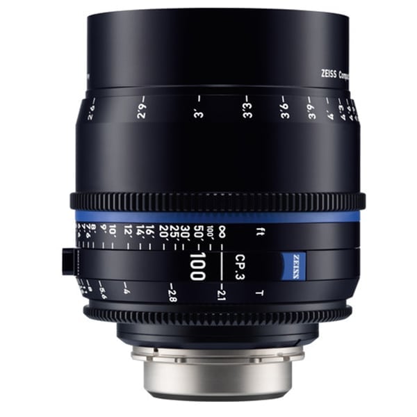 ZeissCP.3 100mm T2.1 (Micro 4/3, imperial) - Objectif Prime Cinéma ZeissCP.3 100mm T2.1 (Micro 4/3, imperial) - Objectif Prime Cinéma