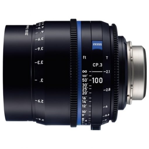 Zeiss CP.3 100mm T2.1 (PL, métrique) - Objectif Prime Cinéma